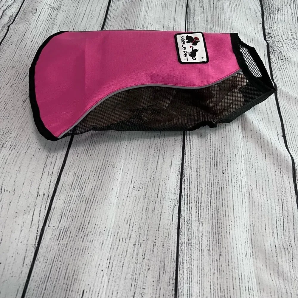 Noble Pet Pink & Black Dog Mesh Jacket Vest  NEW!